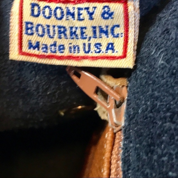 Dooney & Bourke Vintage Navy AWL Equestrian Bag - Picture 12 of 15